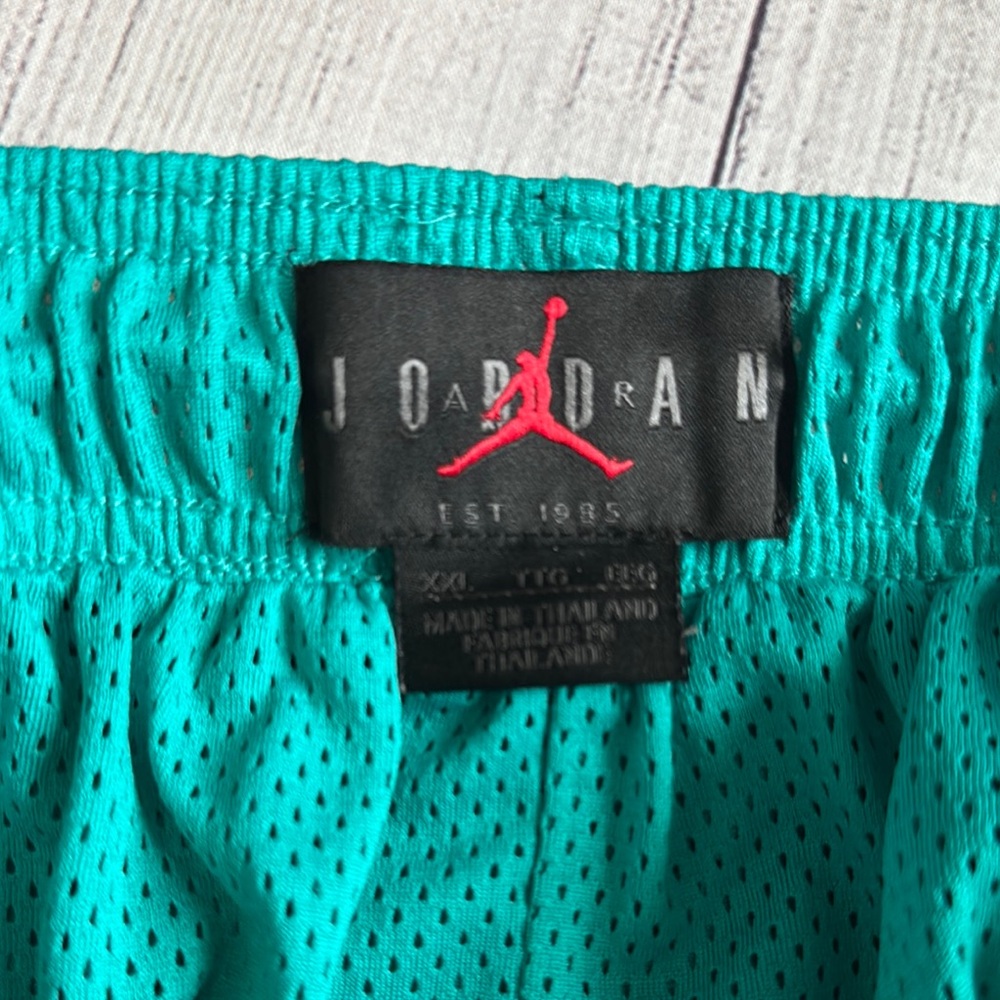 Jordan Brand Teal and Black Athletic Shorts XXL - Picture 3 of 6